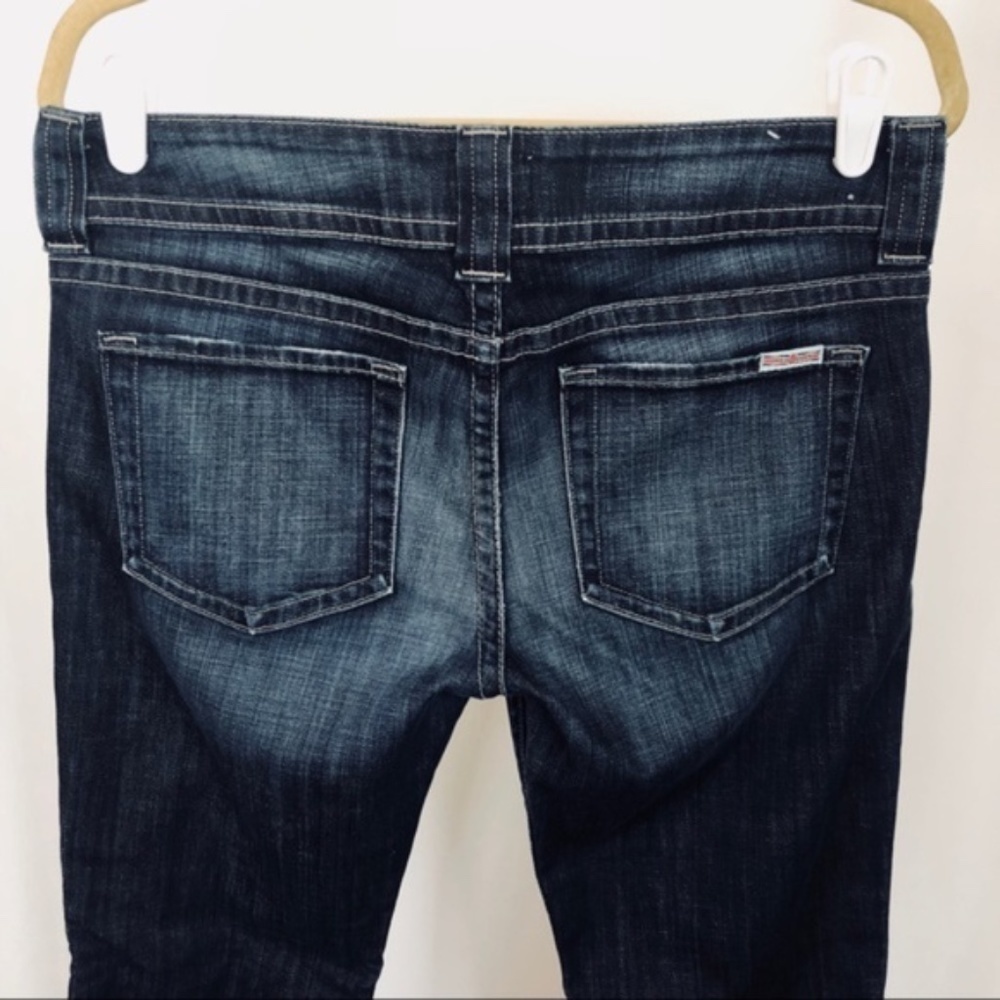 Hudson Signature Mid Rise Bootcut Jean Dark 30